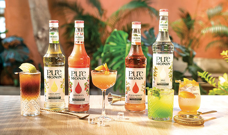 Monin launches ‘Pure’ no-sugar flavours
