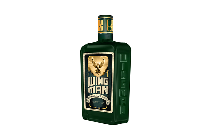 Wingman whiskey with ‘pop-npour’ closure
