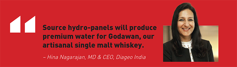 Diageo introduces sustainable water technology