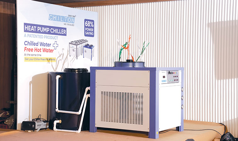 Integrated Heat Pump chiller for brewing distillation
