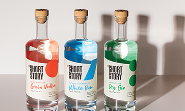 Short Story begins with gin, rum & vodka