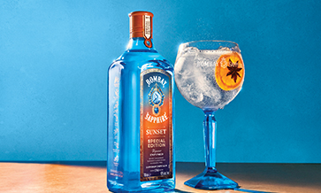 Bottle glows with profile of new gin