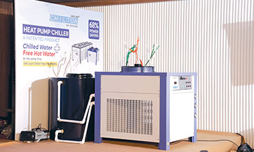 Integrated Heat Pump chiller for brewing distillation